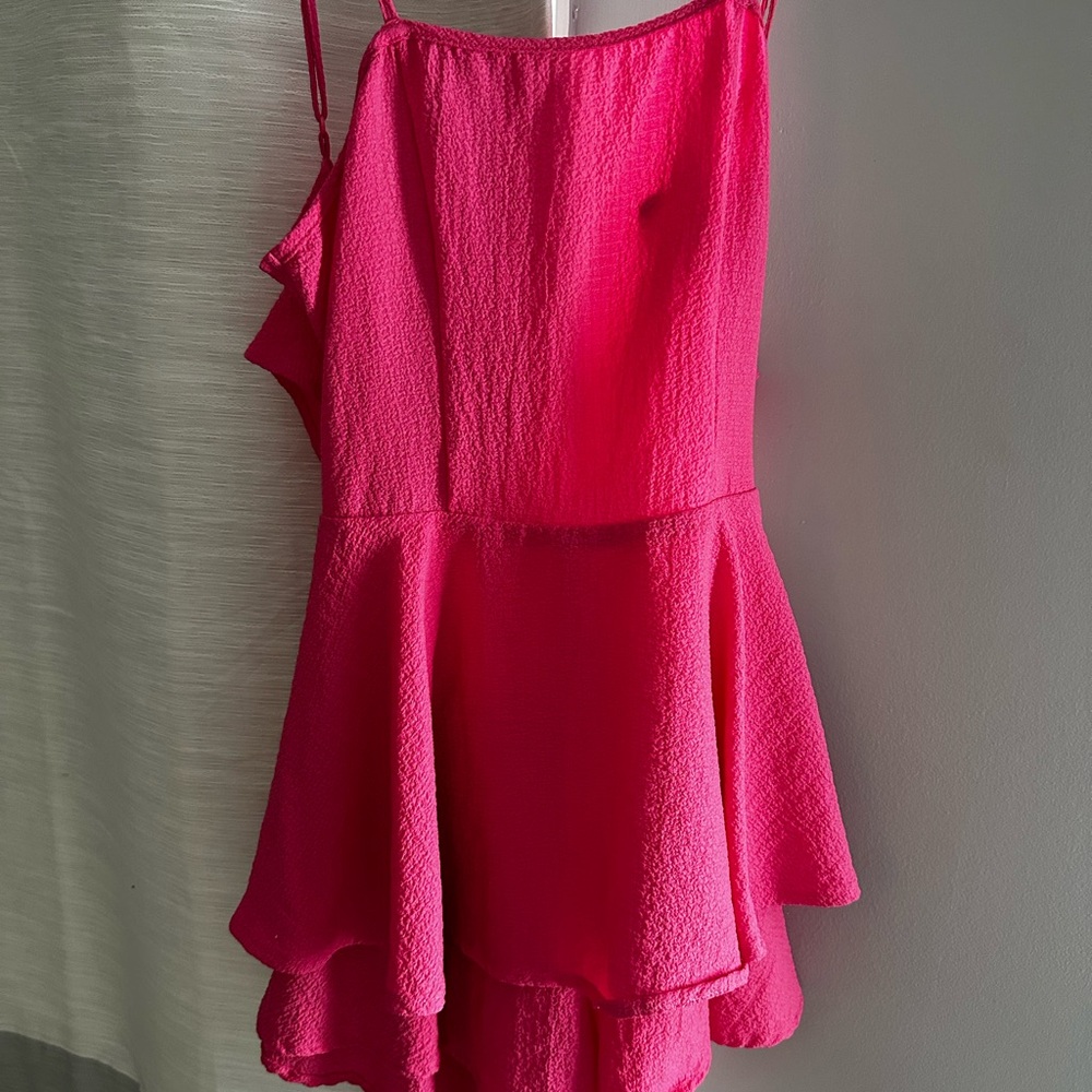 SHEIN women’s hot pink romper